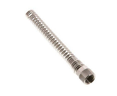 6x4mm (M10x1) Nickel-plated Brass Union Nut Bend Protection [2 Pieces]
