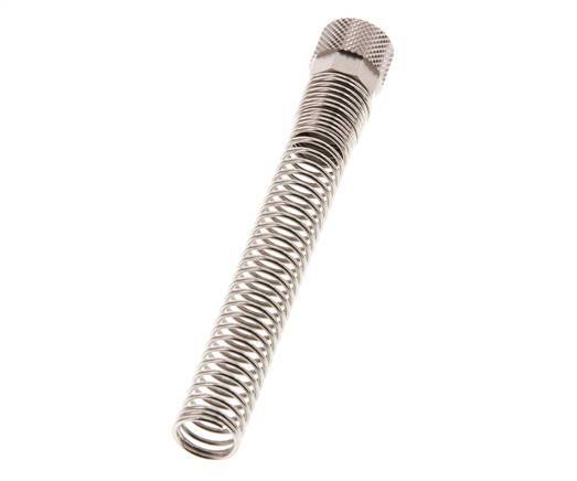 10x8mm (M14x1) Nickel-plated Brass Union Nut Bend Protection [2 Pieces]