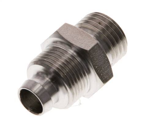 10x8 & G1/4'' Stainless Steel 1.4571 Straight Push-on Fitting with Male Threads