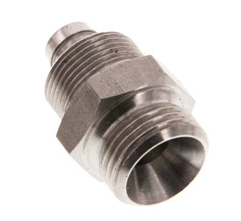 10x8 & G3/8'' Stainless Steel 1.4571 Straight Push-on Fitting with Male Threads