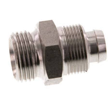 12x10 & G3/8'' Stainless Steel 1.4571 Straight Push-on Fitting with Male Threads