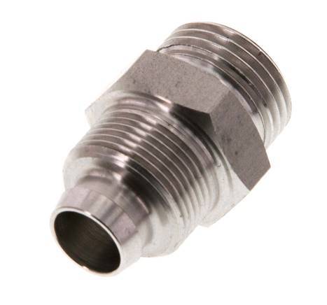 12x10 & G3/8'' Stainless Steel 1.4571 Straight Push-on Fitting with Male Threads