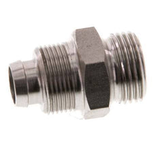 12x10 & G3/8'' Stainless Steel 1.4571 Straight Push-on Fitting with Male Threads