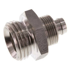 10x8 & G1/2'' Stainless Steel 1.4571 Straight Push-on Fitting with Male Threads