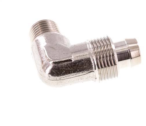 10x8 & R1/8'' Stainless Steel 1.4404 Elbow Push-on Fitting with Male Threads