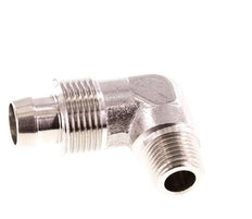 10x8 & R1/8'' Stainless Steel 1.4404 Elbow Push-on Fitting with Male Threads
