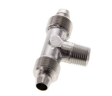 8x6 & R1/8'' Stainless Steel 1.4404 Tee Push-on Fitting with Male Threads