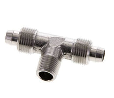 8x6 & R1/8'' Stainless Steel 1.4404 Tee Push-on Fitting with Male Threads