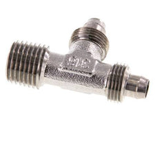 8x6 & R1/4'' Stainless Steel 1.4305 Right Angle Tee Push-on Fitting with Male Threads