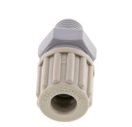 8x6mm & G1/8'' PA Straight Compression Fitting with Male Threads 10 bar [2 Pieces]