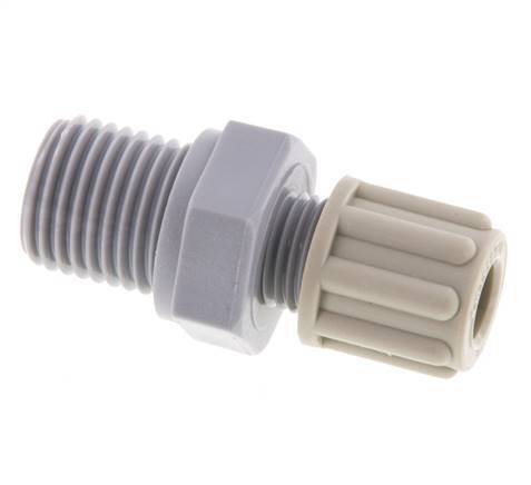 6x4mm & G1/4'' PA Straight Compression Fitting with Male Threads 10 bar [5 Pieces]
