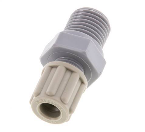6x4mm & G1/4'' PA Straight Compression Fitting with Male Threads 10 bar [5 Pieces]