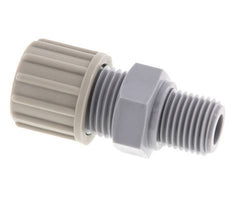 10x8mm & G1/4'' PA Straight Compression Fitting with Male Threads 10 bar [2 Pieces]