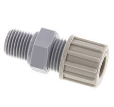 10x8mm & G1/4'' PA Straight Compression Fitting with Male Threads 10 bar [2 Pieces]
