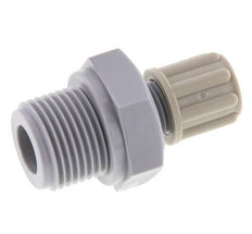 6x4mm & G3/8'' PA Straight Compression Fitting with Male Threads 10 bar [2 Pieces]