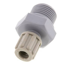 6x4mm & G3/8'' PA Straight Compression Fitting with Male Threads 10 bar [2 Pieces]