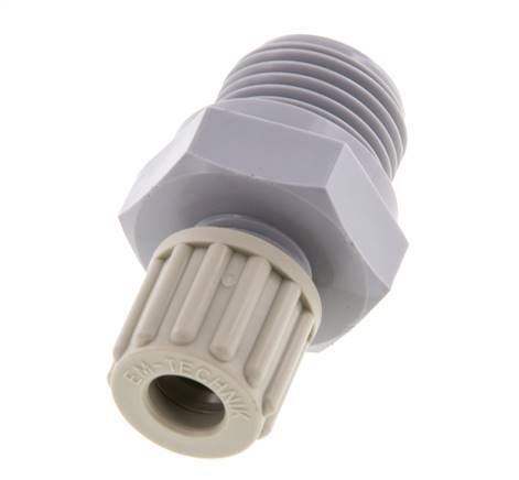 8x6mm & G1/2'' PA Straight Compression Fitting with Male Threads 10 bar