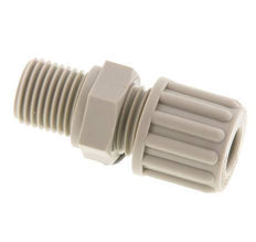 8x6mm & G1/4'' PP Straight Compression Fitting with Male Threads 10 bar