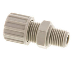 10x8mm & G1/4'' PP Straight Compression Fitting with Male Threads 10 bar