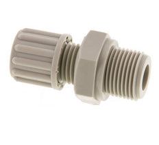 8x6mm & G3/8'' PP Straight Compression Fitting with Male Threads 10 bar