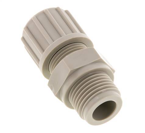 14x12mm & G1/2'' PP Straight Compression Fitting with Male Threads 10 bar