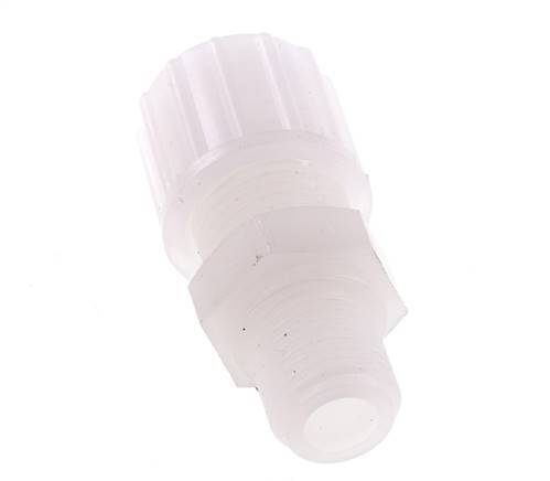 12x10mm & G3/8'' PVDF Straight Compression Fitting with Male Threads 10 bar