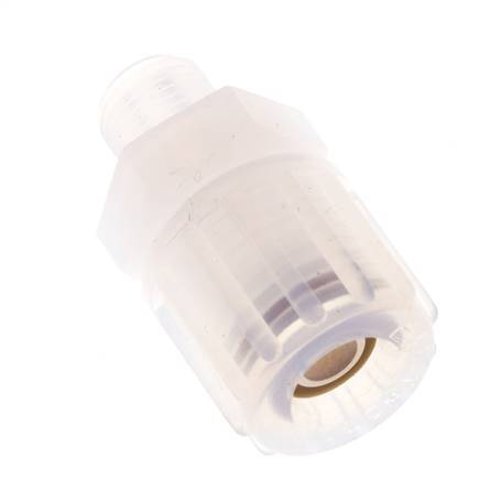 10x8mm & G1/8'' PFA Straight Cutting Fitting with Male Threads 10 bar