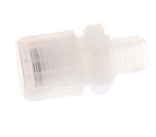 12x9mm & G1/4'' PFA Straight Cutting Fitting with Male Threads 10 bar