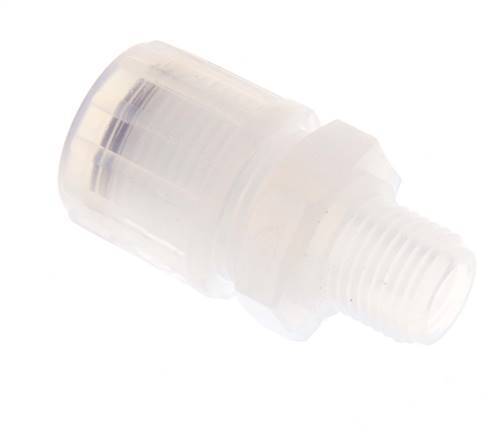 12x9mm & G1/4'' PFA Straight Cutting Fitting with Male Threads 10 bar