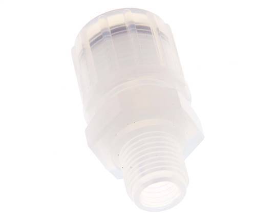 12x9mm & G1/4'' PFA Straight Cutting Fitting with Male Threads 10 bar