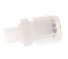 12x9mm & G1/4'' PFA Straight Cutting Fitting with Male Threads 10 bar