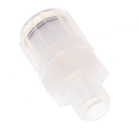 12x10mm & G1/4'' PFA Straight Cutting Fitting with Male Threads 10 bar