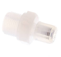 6x4mm & G3/8'' PFA Straight Cutting Fitting with Male Threads 10 bar
