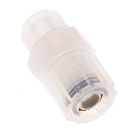 10x8mm & G3/8'' PFA Straight Cutting Fitting with Male Threads 10 bar