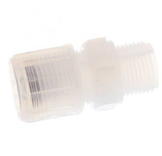 12x10mm & G3/8'' PFA Straight Cutting Fitting with Male Threads 10 bar