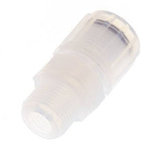 12x10mm & G3/8'' PFA Straight Cutting Fitting with Male Threads 10 bar