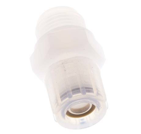 12x9mm & G1/2'' PFA Straight Cutting Fitting with Male Threads 10 bar