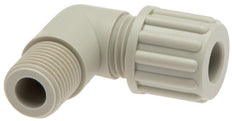 6x4mm & G3/8'' PA Elbow Compression Fitting with Male Threads 10 bar [2 Pieces]