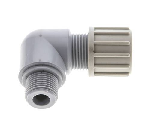 14x12mm & G3/8'' PA Elbow Compression Fitting with Male Threads 10 bar