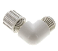 6x4mm & G1/8'' PVDF Elbow Compression Fitting with Male Threads 10 bar