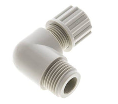 6x4mm & G1/8'' PVDF Elbow Compression Fitting with Male Threads 10 bar