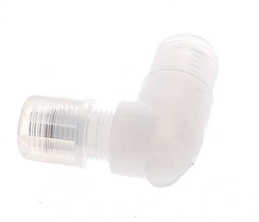 6x4mm & G1/4'' PFA Elbow Cutting Fitting with Male Threads 10 bar