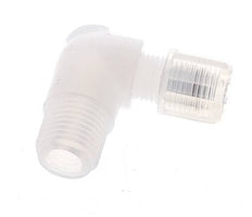 6x4mm & G1/4'' PFA Elbow Cutting Fitting with Male Threads 10 bar