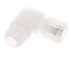 8x6mm & G3/8'' PFA Elbow Cutting Fitting with Male Threads 10 bar