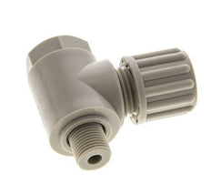 8x6mm & G1/8'' PP Elbow Compression Fitting with Male Threads with Banjo Bolt 10 bar
