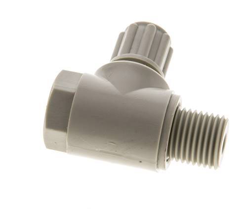 6x4mm & G1/4'' PP Elbow Compression Fitting with Male Threads with Banjo Bolt 10 bar