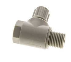 6x4mm & G1/4'' PP Elbow Compression Fitting with Male Threads with Banjo Bolt 10 bar
