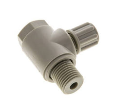 6x4mm & G1/4'' PP Elbow Compression Fitting with Male Threads with Banjo Bolt 10 bar