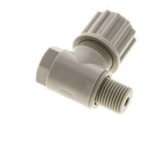12x10mm & G1/4'' PP Elbow Compression Fitting with Male Threads with Banjo Bolt 10 bar
