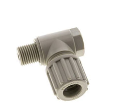 12x10mm & G1/4'' PP Elbow Compression Fitting with Male Threads with Banjo Bolt 10 bar
